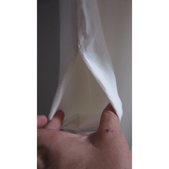 Adore Me Medium Cream Casual Beach Semi Sheer Dress. - Picture 3 of 7